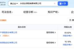 国任财险旗下永创达保险销售董事长获批