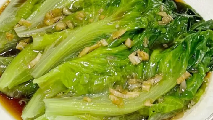 广东人家五分钟搞定宴客解腻硬菜 蚝油生菜脆嫩清甜锁鲜不塌