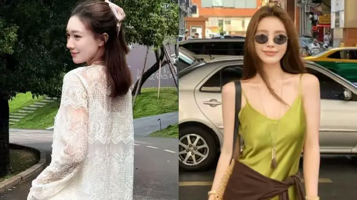 杭州街头醋酸裙成新宠，高级感拉满成夏季穿搭焦点
