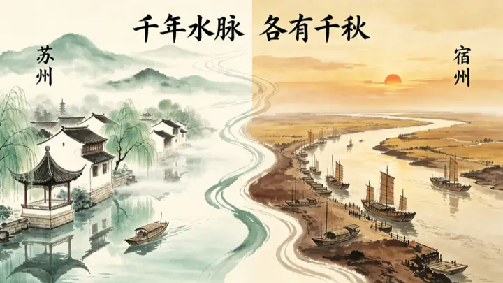 皖美夏日 | 此“SUZHOU”非彼“SUZHOU”：双城运河，各藏千年风华