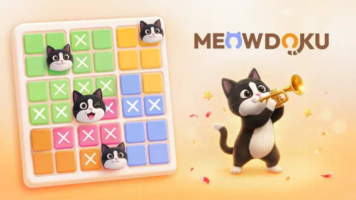 国产休闲游戏《Meowdoku》日赚20万美元 凭纯广告变现刷新休闲游戏吸金纪录