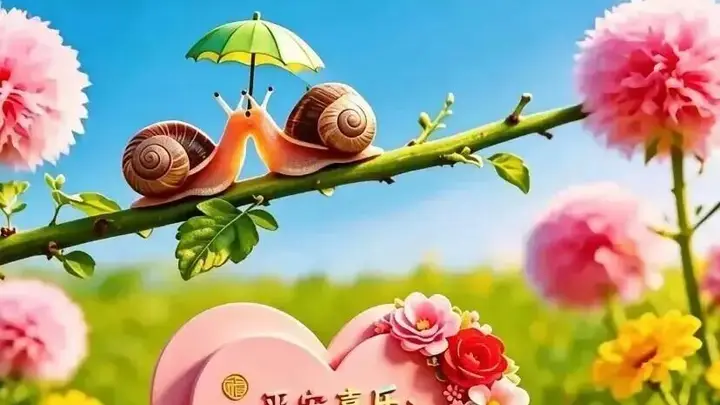早上好，温馨的清晨问候，祝你幸福美满