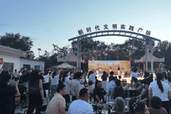 太燃了！首届敦煌“阳关醉”啤酒音乐活动在郭家堡镇举行
