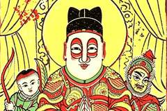 是井公井婆 , 还是合和童子?老赵闲聊宋明蹴鞠祖师爷纸马的图像学设想