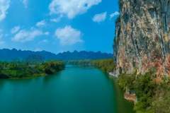 宁明花山岩画景区游船航线8月2日重启 5个时段可体验水上游览