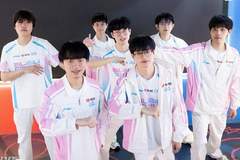 BLG零封TES锁定第一，小奶油赛后碰拳不服气，依旧不正脸看Bin