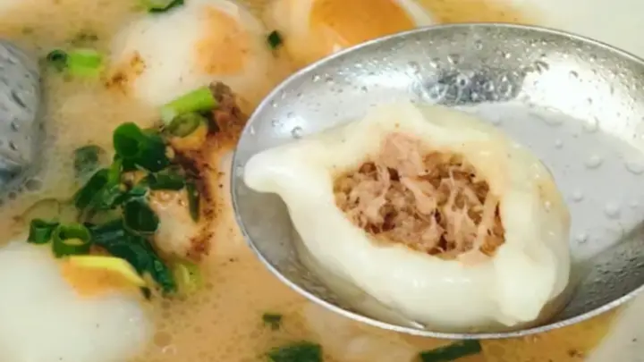 黔西南独有的咸鲜，兴义鸡肉汤圆打破汤圆固有风味