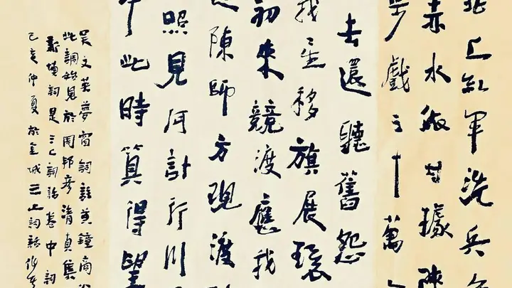 《三上词话》:“瑞龙吟·四渡赤水”及书法作品解析