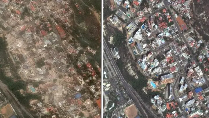 委内瑞拉强震:卫星图揭示毁灭性破坏,超5万人失联