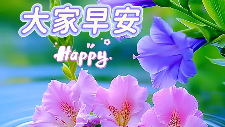 早安，送上最美好的祝福！