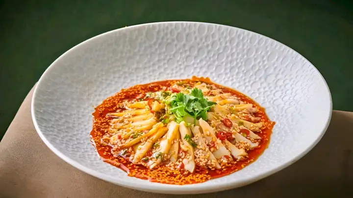 藤椒春笋鲜鲍鱼完整做法 火候把控到位鲜香味美