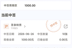 A股:25亿王者级肉签公布中签结果,中签号码共有56.43万个,股民的阳光普照奖!