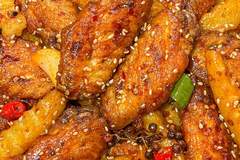 快手潮专属 孜然鸡翅土豆条香到隔壁馋哭 软嫩入味超下饭