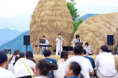 歌声在麦田中回响,昌平区流村镇梯田音乐会奏响四季