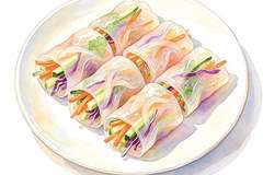小暑:海蜇蔬菜卷 消暑三伏天(食愈24节气)