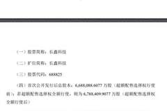 长鑫科技下周一上市,发行价为8.66元/股
