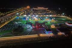 庆阳民俗文化园成夜间经济新地标 惠民演游玩一站式点亮夏夜活力