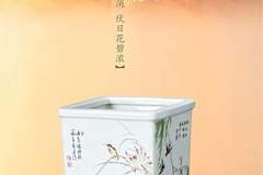 广州博物馆藏民国粉彩荷塘图花盆 绘出秋老虎里的雅致闲情