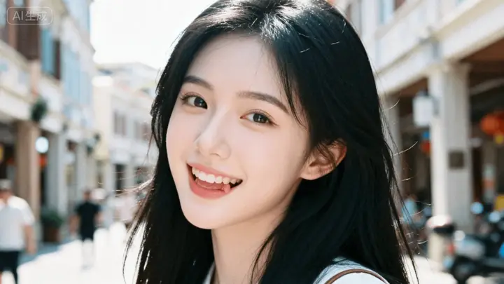他在寻找女友，发现她在蹲踞于小公园，专注于研究蚂蚁