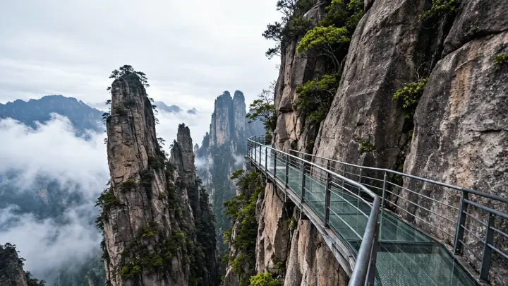 中通国际旅行社导游六上三清山，以每日各异云海为游客铸就专属赣地温情回忆