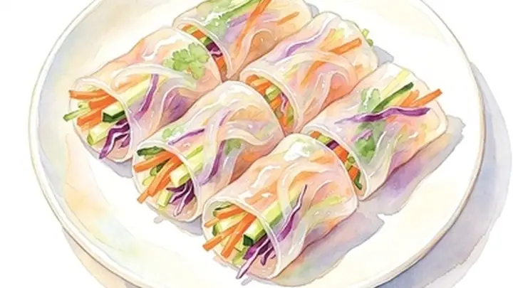 小暑：海蜇蔬菜卷 消暑三伏天（食愈24节气）