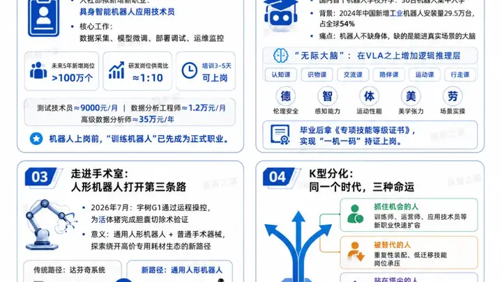 国家认证!机器人正在派发100万个「新饭碗」