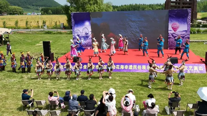 赫韵匠心绽放达勒花海,佳木斯郊区打造沉浸式非遗文旅新场景