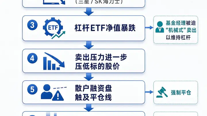 韩国散户围观者：AI芯片股崩溃，机械杠杆资金成了祸害