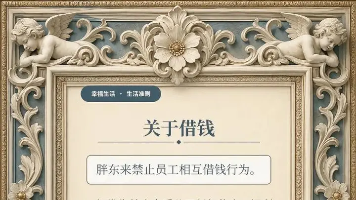 胖东来深夜发文:禁止员工相互借钱 并称其为不成熟行为