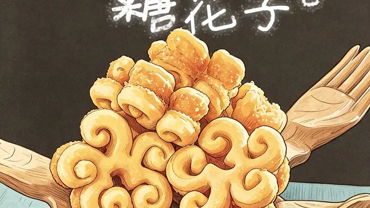 永昌特色糖花子:始于宋朝的春节甜蜜花馍