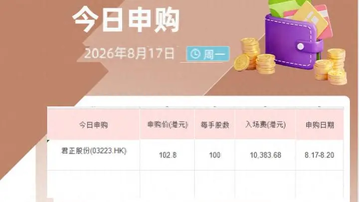 港股IPO早播报:“存储+计算+模拟”芯片提供商君正股份开启招股